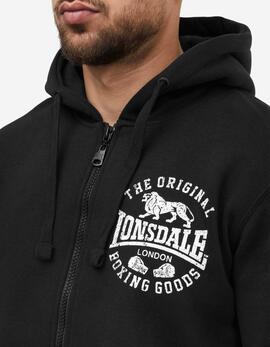 Sudadera Capucha Abierta SEGHILL - Black/White