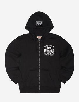 Sudadera Capucha Abierta SEGHILL - Black/White