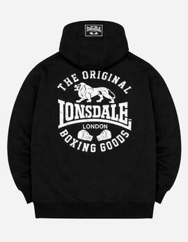 Sudadera Capucha Abierta SEGHILL - Black/White