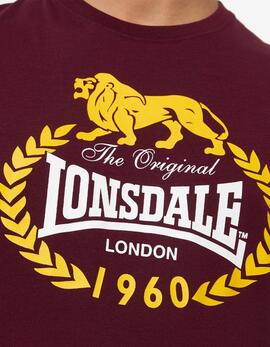 Camiseta LONSDALE ECCLAW - Oxblood