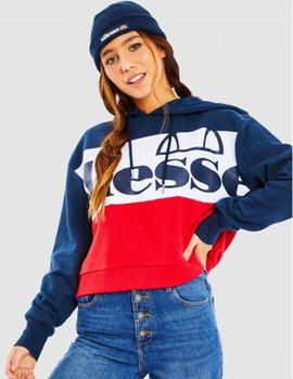 Sudadera Capucha ALLESANDRO CROPPED - NAVY