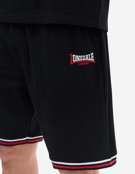 Bermuda LONSDALE CHILLINGHAM - Black/White/Red