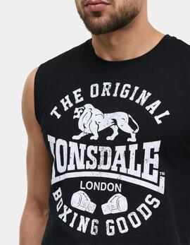 Camiseta LONSDALE BOLDRON - Black/White