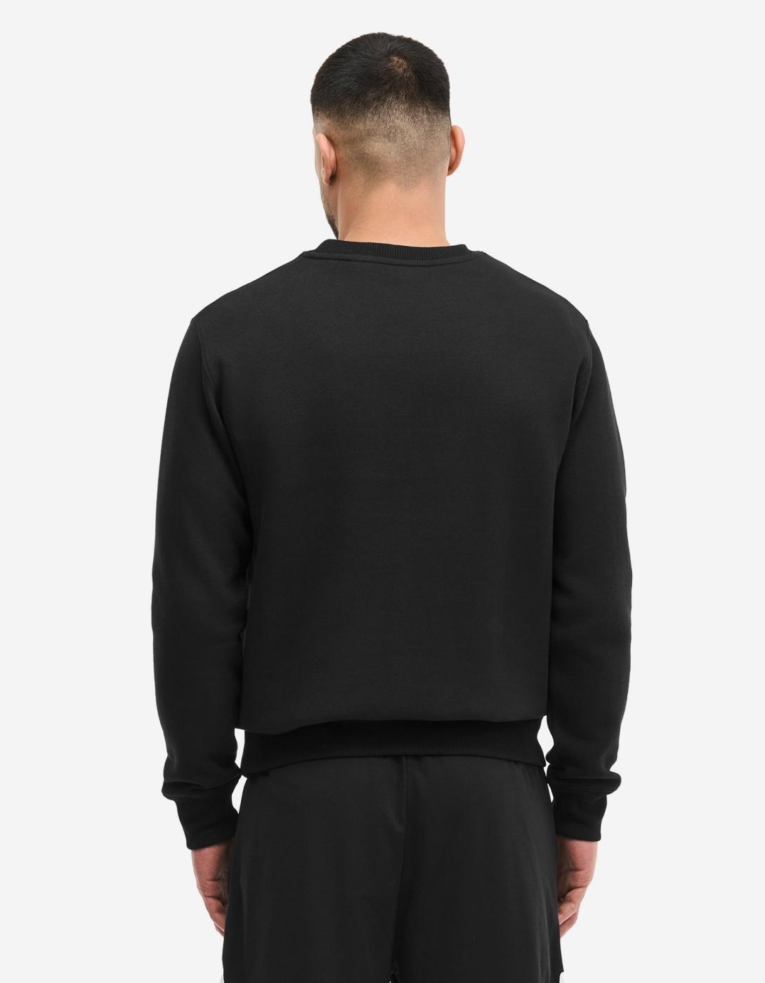 Sudadera Crew LONSDALE WELHAM - Black/White