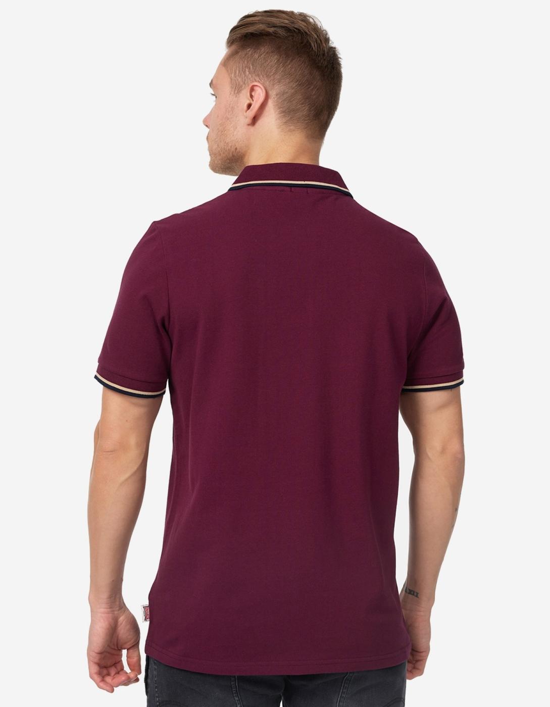 Polo LONSDALE LION - Oxblood