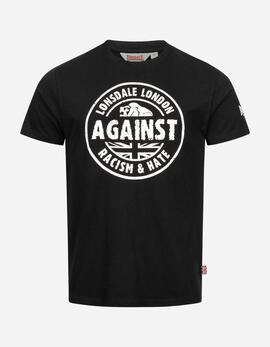 Camiseta LONSDALE AGAINST RACISM - Black