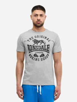 Camiseta LONSDALE GRINTON - Marl Grey/Black