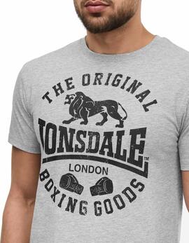 Camiseta LONSDALE GRINTON - Marl Grey/Black