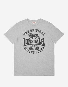 Camiseta LONSDALE GRINTON - Marl Grey/Black