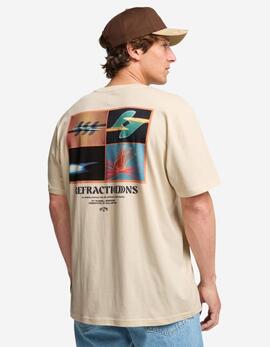 Camiseta billabong REFRACTIONS - Oyster Gray