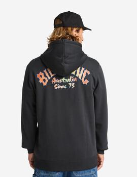 Sudadera Capucha Abierta FOUNDATION - Black