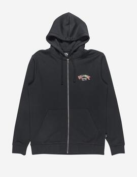 Sudadera Capucha Abierta FOUNDATION - Black