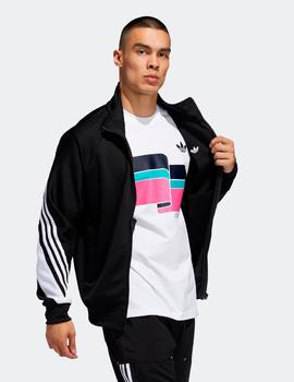 Chaqueta Chandal 3 STRIPE WRAP - Negro