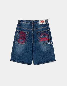 Bermuda DROPPIN SCIENCE - Deep Indigo Blue