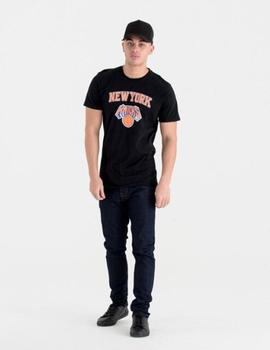 Camiseta TEAM LOGO NEW YORK KNICKS - Negro