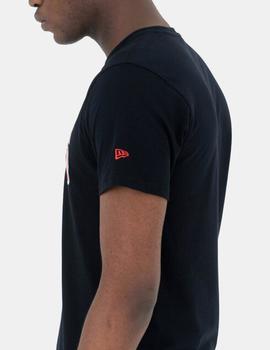 Camiseta New Era TEAM LOGO CHICAGO BULLS - Negro