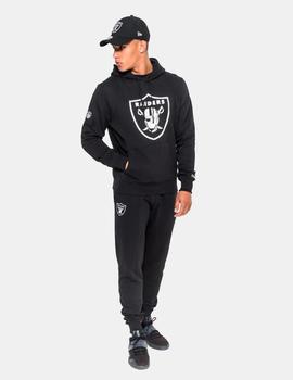 Sudadera Capucha TEAM LOGO RAIDERS - Negro