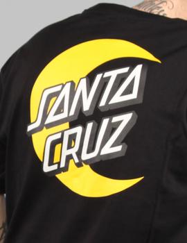 Camiseta Santa Cruz Moon Dot - Negro