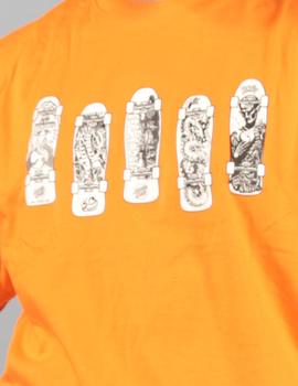Camiseta Santa Cruz Kendall Catalog - Safety Orange