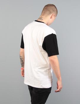 Camiseta Santa Cruz Oval Flame Dot Embroidery - Negro/Blanco