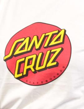 Camiseta Santa Cruz  Classic Dot  - Blanco