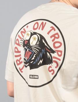 Camiseta Globe TRIPPIN SS TEE - Pumice