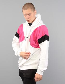 Sudadera Fila Capucha BADE - bright white/pink yarrow/b