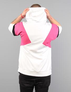 Sudadera Fila Capucha BADE - bright white/pink yarrow/b