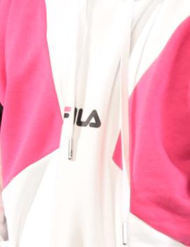 Sudadera Fila Capucha BADE - bright white/pink yarrow/b