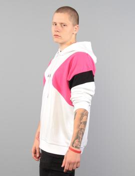 Sudadera Fila Capucha BADE - bright white/pink yarrow/b