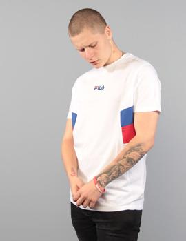 Camiseta Fila  BARRY - bright white/surf the web/true re