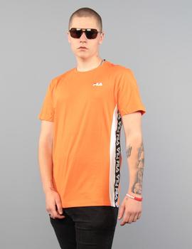 Camiseta Fila TOBAL - mandarin orange/bright white