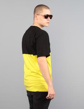 Camiseta Vans  COLORBLOCK - Negro/Lima