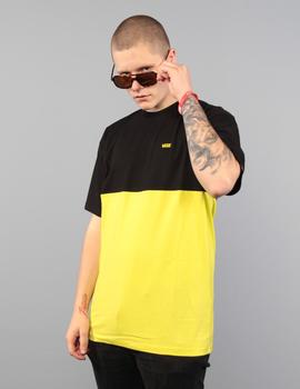 Camiseta Vans  COLORBLOCK - Negro/Lima