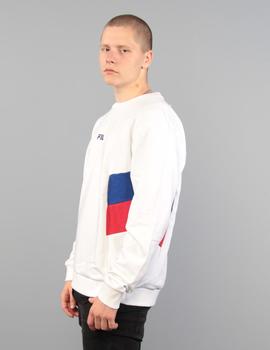 Sudadera Fila MEN BAKER - bright white-surf the web