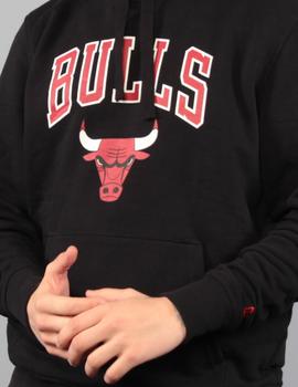 Sudadera Capucha NEW ERA TEAM LOGO CHICAGO BULLS - Negro