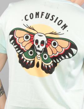 Camiseta Confusion TARA BRUJA - Azul claro