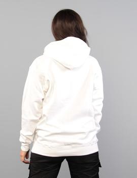 Sudadera capucha Thrasher  FLAME LOGO - Blanco