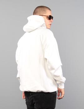 Sudadera capucha Thrasher  FLAME LOGO - Blanco