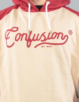 Sudadera Confusion HANDCRAFTED LOGO - Beige