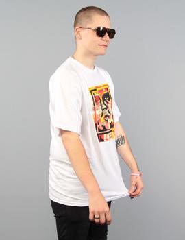 Camiseta Obey 3 FACE COLLAGE - White