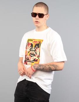 Camiseta Obey 3 FACE COLLAGE - White