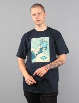 Camiseta Obey ROYAL TREATMENT - Azul marino