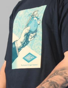 Camiseta Obey ROYAL TREATMENT - Azul marino