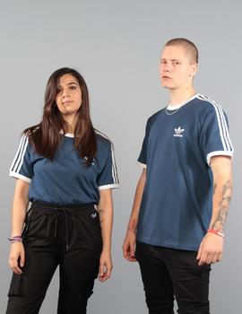 Camiseta Adidas 3 STRIPES TEE - Azul