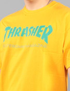 Camiseta Thrasher SKATE MAG - Gold