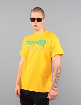 Camiseta Thrasher SKATE MAG - Gold