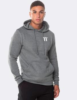 Sudadera Capucha CORE PULLOVER - Charcoal Marl