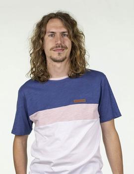 Camiseta Hydroponic BAND SS TEE blue-rose-white