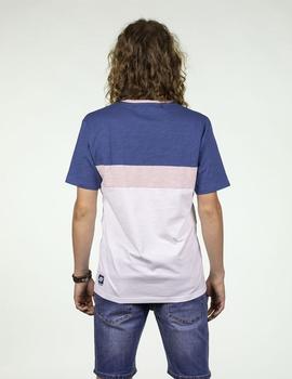 Camiseta Hydroponic BAND SS TEE blue-rose-white